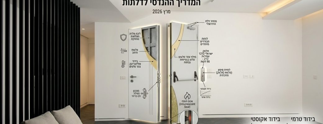 מדריך ההנדסי לדלתות אש ודלתות כניסה מתקדמות
